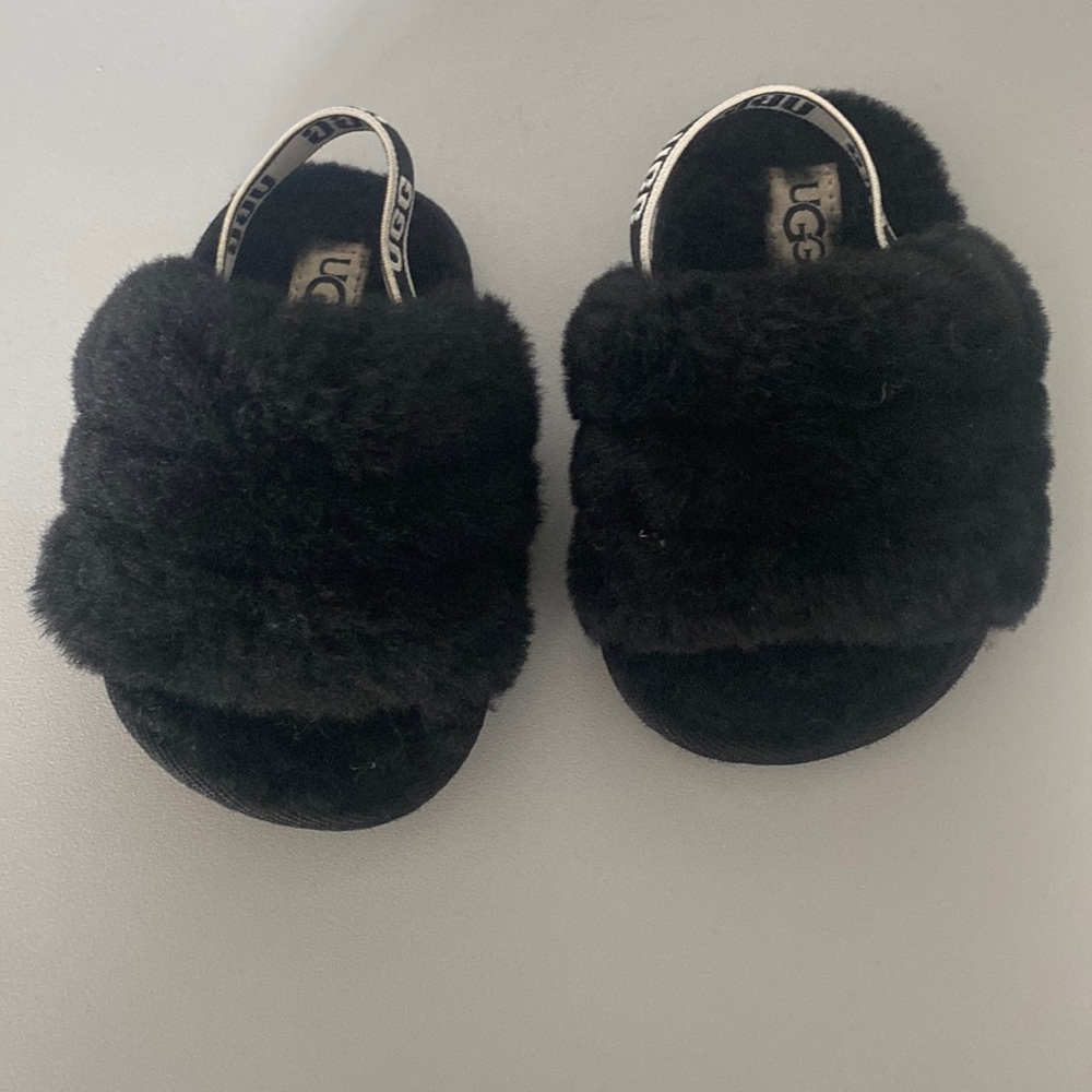 Black uggs sandals